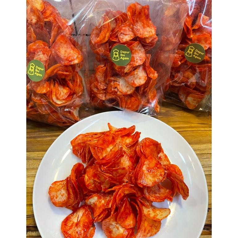 

PJ Keripik Singkong Sanjai Balado Pedas Manis Minang