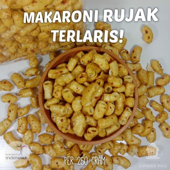 

PJ MAKARONI BUMBU RUJAK PEDAS MANIS 500 GR / MAKRONI RUJAK / MACARONI RUJAK /