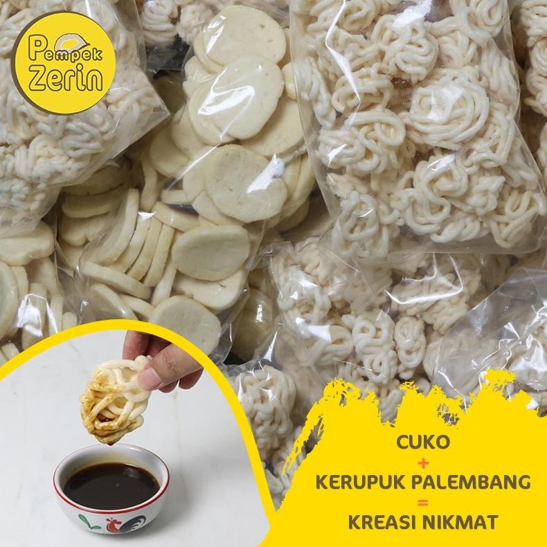 

PJ Kerupuk Palembang Ikan Tenggiri Varian Kemplang / Klemplang dan Sanggul / Keriting - 250 Gram