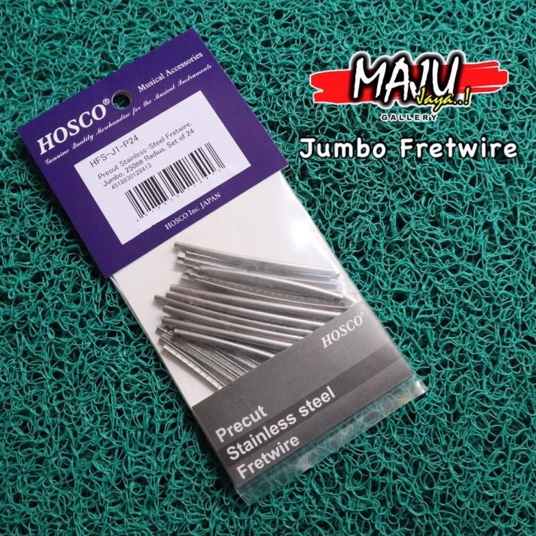 fret gitar akustik or elektrik Hosco japan stainless steel Jumbo 24 fret