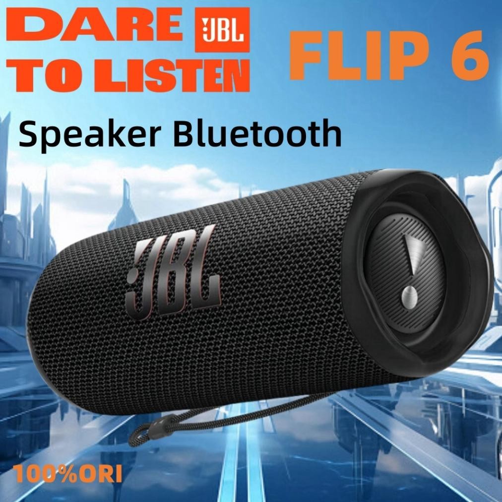 JBL Flip 6 Waterproof Portable Bluetooth Speaker, Powerful Sound and deep bass, IPX7 Waterproof100% 