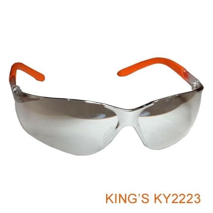 kacamata king's ky 2223 / kacamata safety king ky2223 clear mirror AST