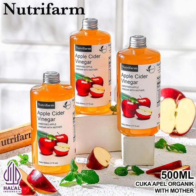 

NUTRIFARM CUKA APEL WITH MOTHER 500 ML BUNDLE 3 PCS LA