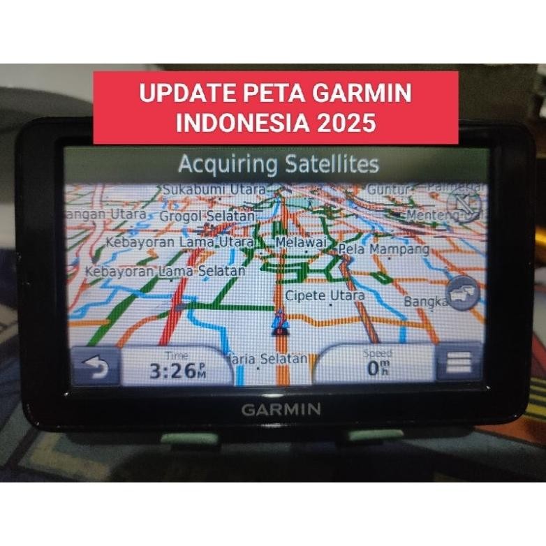 Peta GPS Garmin Nuvi Edge 66s Dll Update Map 2025 Navigasi Mobil Motor Micro Sd