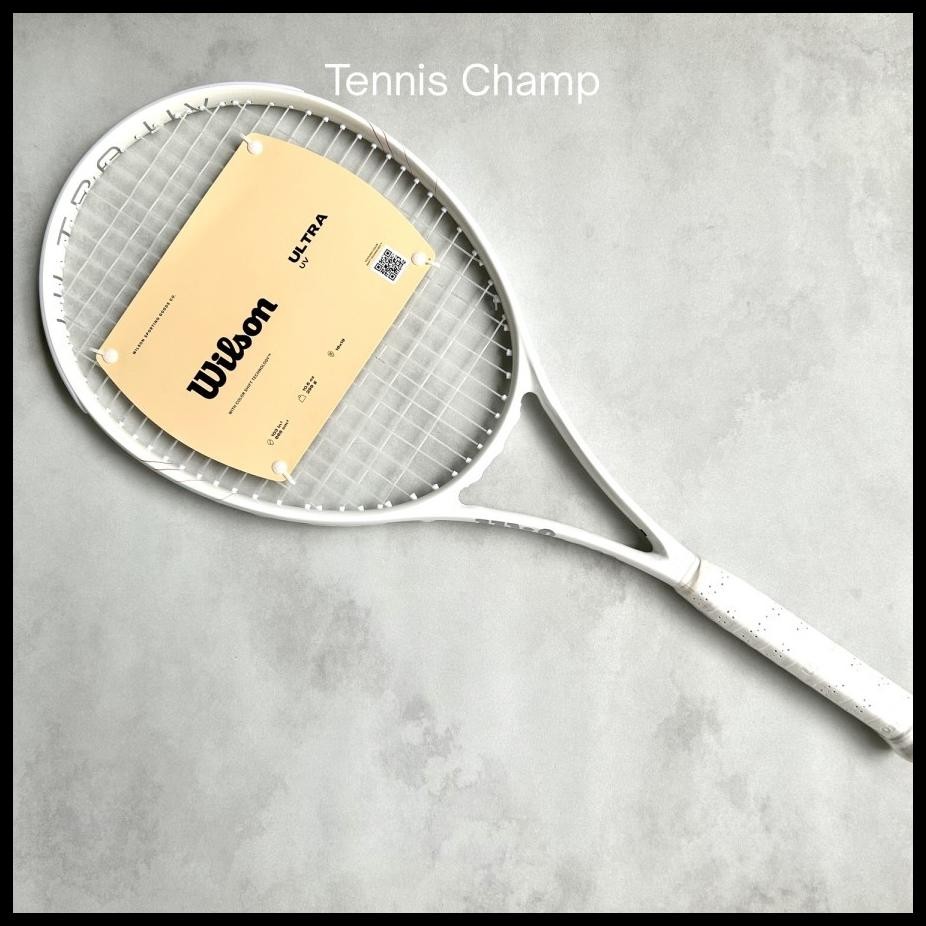 RAKET TENIS WILSON ULTRA UV 103 WHITE ORANGE/TENNIS RACKET WILSON ORIGINAL