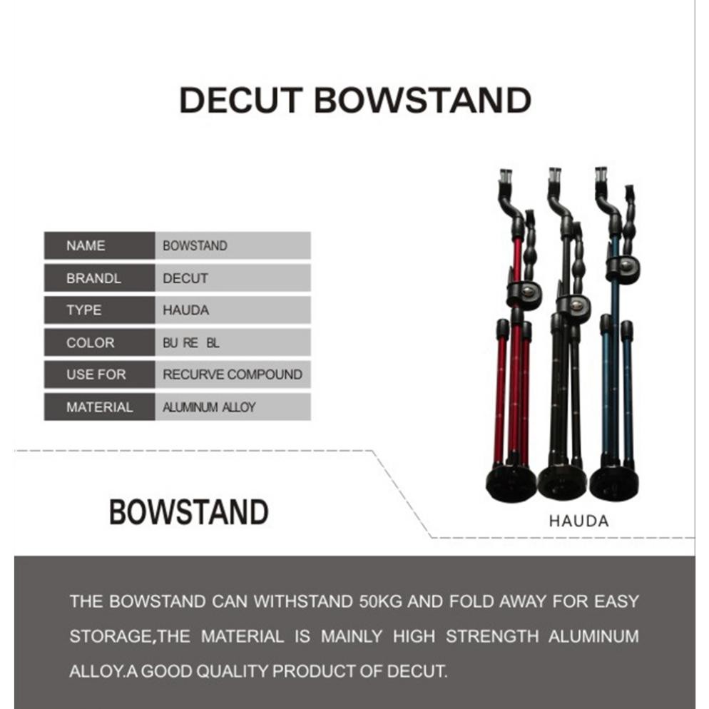 Bow Stand DECUT Hauda, Dudukan Busur Panah Recurve Compound