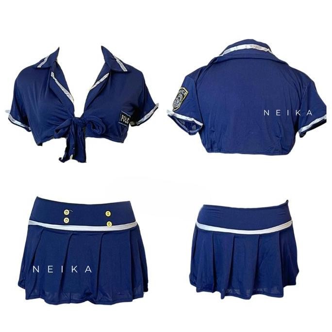 Tersedia LINGERIE COSPLAY POLWAN ( LD 60-100CM) SERAGAM SET