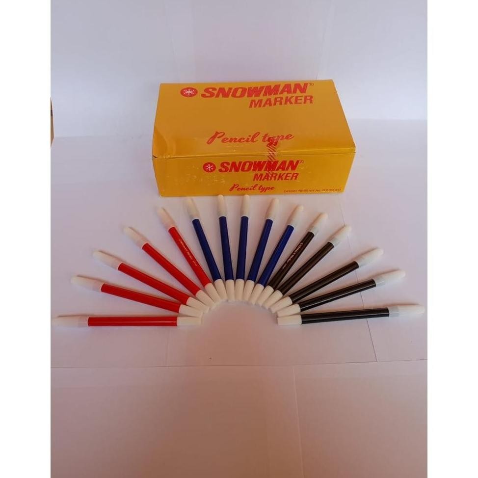 

Sale ( 100 Gram Selusin 12 Pcs ) Color Marker / Spidol Lepas Snowman Warna Kecil