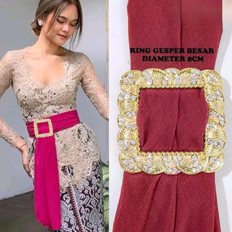 GESPER RING LILIT BAJA PREMIUM GESPER KAIN GESPER ROK LILIT SONGKET RING KAIN BELT SABUK AST