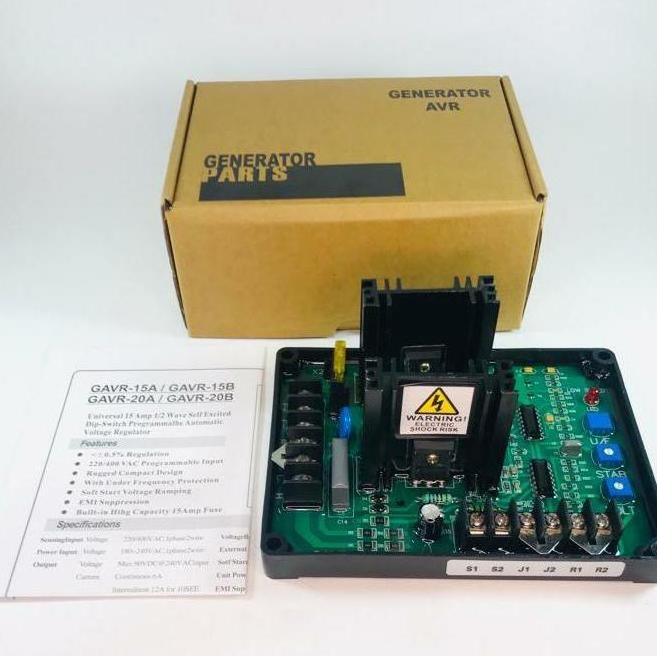 Gavr Avr 20A Penstabil Dinamo Generator Listrik Genset