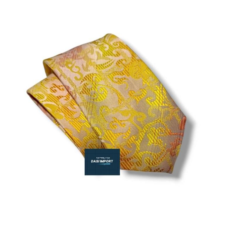 Dasi Panjang Pria Motif Batik Maroon Dasi Kantor Dasi Seragam Batik Pria Wanita AST