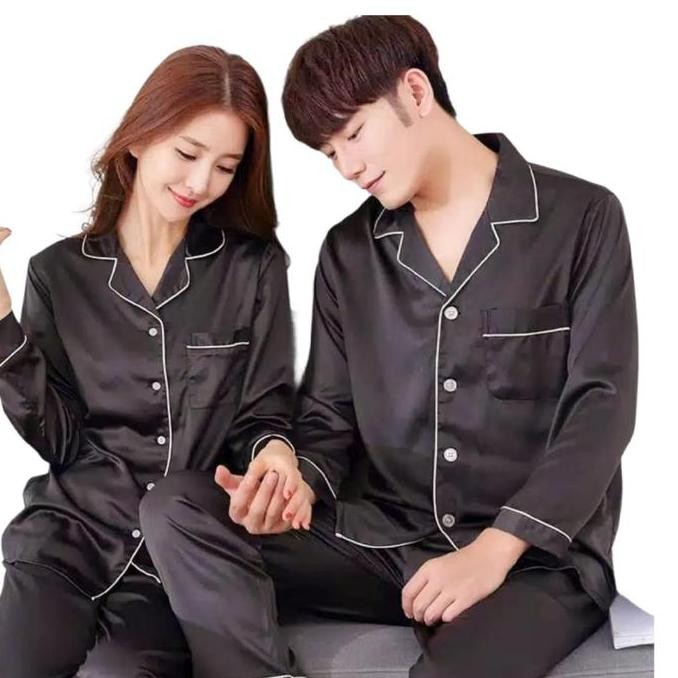 Tersedia Piyama Couple/Pasangan Lengan Panjang/Piama Baju Tidur Seragam Keluarga Ayah Ibu Dan Anak S