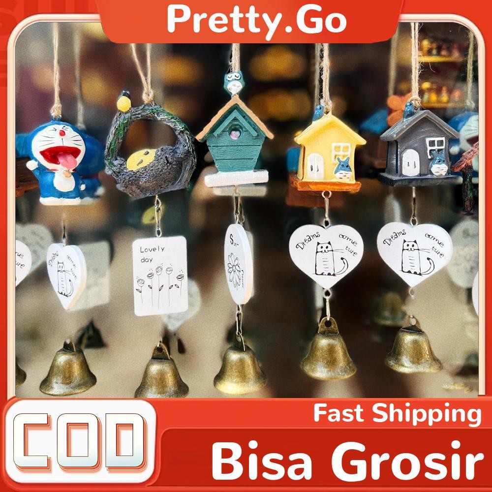 Amertaclassico - Lonceng Angin Lucu Karakter Kartun Doraemon Hiasan Taman  Rumah Kreatif  Material R