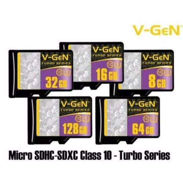 Micro Sd V-Gen 64Gb Memori Card Vgen Original New Stok