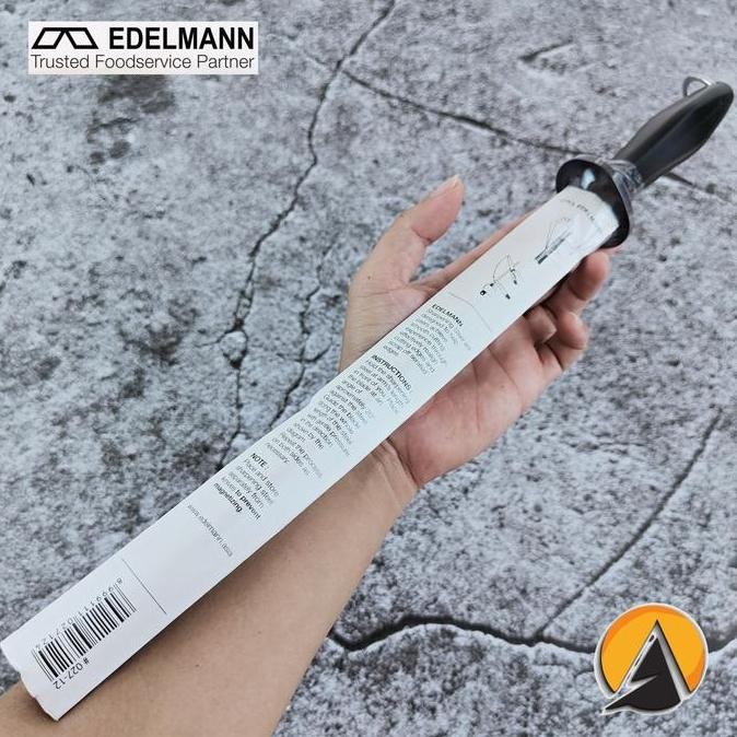 (Expert) Sharpening steel pengasah pisau edelmann original 30 cm