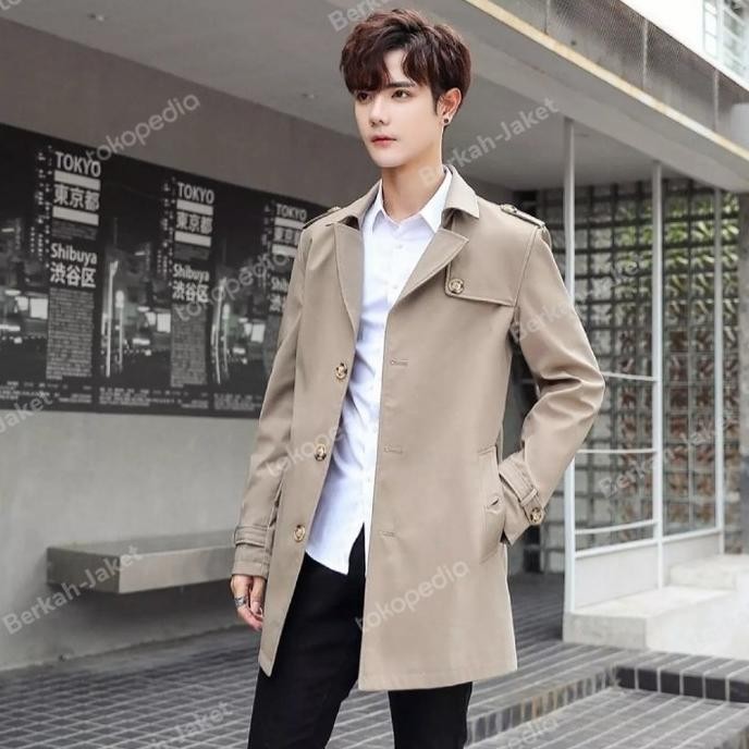 (Expert) jas pria/long coat/blezer pria/jas panjang pria /jubah panjang