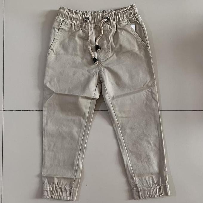 Tersedia Celana Panjang Jogger Anak Laki Laki OVS Khaki