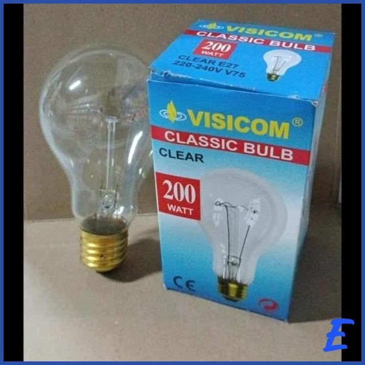 | BHG | 9282 BOLA LAMPU BOHLAM CLASSIC BULB VISICOM 200W 200WATT 200 WATT