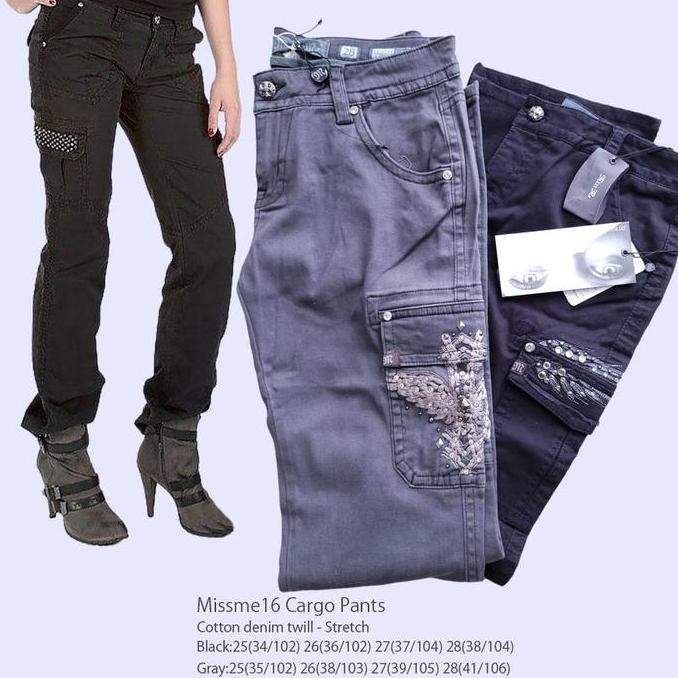 Missme 16 Cargo Pants Celana Panjang Wanita Branded Ready