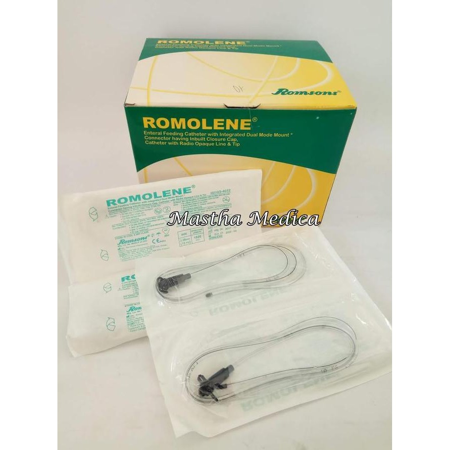 Selang Makan Ngt Feeding Tube Romolene Dewasa Romsons 10 Fr Per Box Co
