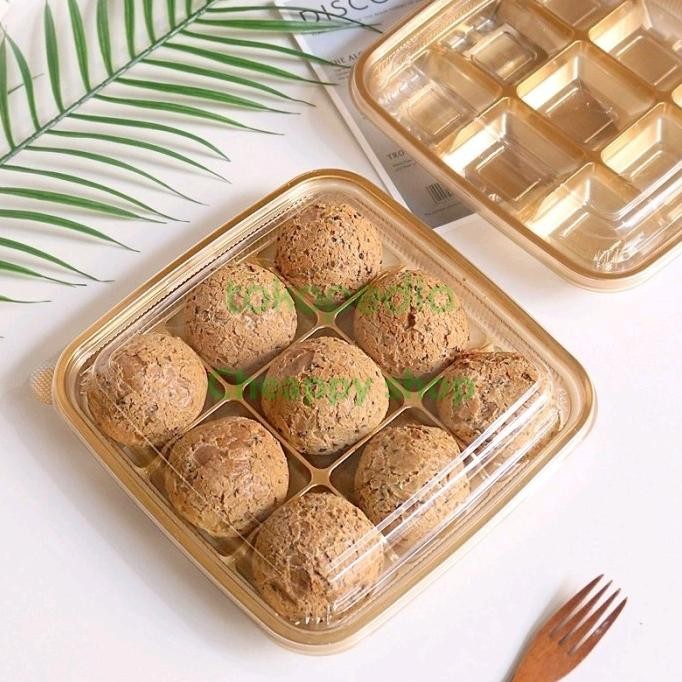 (Expert) Box Mika mooncake 75gr Box mika sekat 9 box kue bulan 83gr Tray Kue