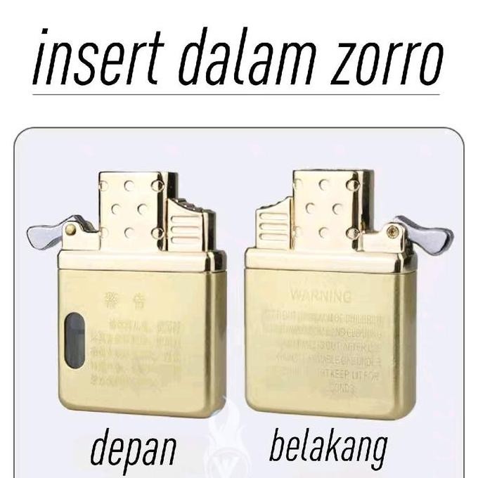 (Expert) VAPORLAB insert universal lighter zorro original korek api bara las dengan indikator gas