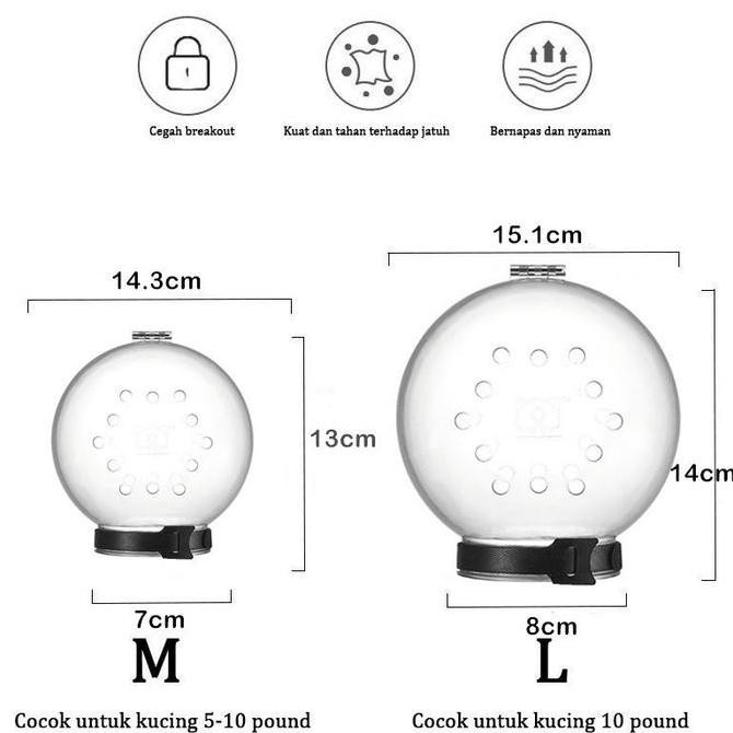 Aimayapet Penutup Kepala Kucing   /  Peliharaan Kucing Anti Gigit  Muzzle Penutup Mulut Anjing  Anti