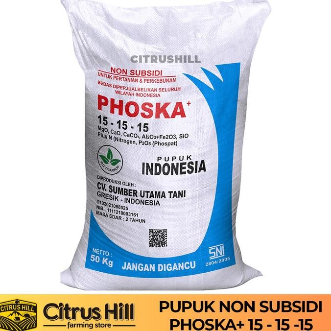 fresh Pupuk Pertanian Phoska + 15 - 15 -15 - 50kg murah