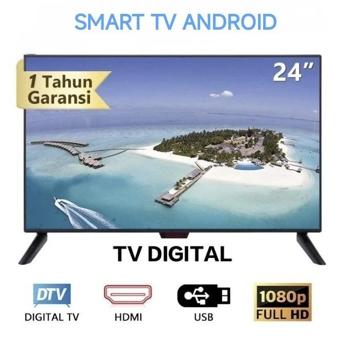 TERMURAH - SMART TV 24 INCH LED TV  ANDROID TV DIGITAL