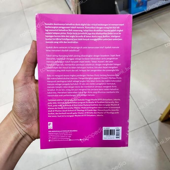 new Buku MERLEAU PONTY Dan Kebertubuhan Manusia by Thomas Hidya Tjaya