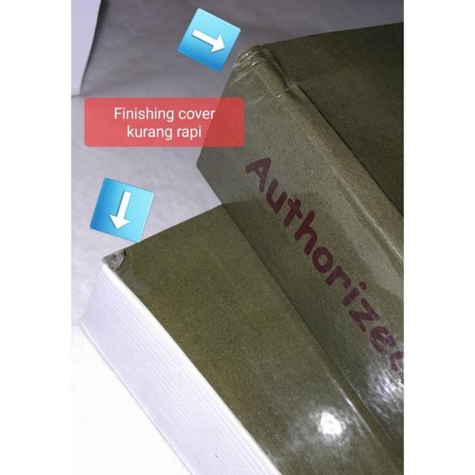 new KJV Holy Bible. Large Print Huruf Besar ATAU Medium Size. Authorized King James Version. Alkitab