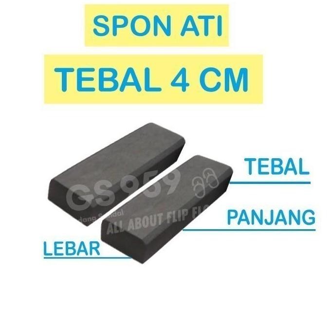 ready SPON ATI / BUSA ATI / SPON EVA TEBAL 4 CM HITAM UKURAN 60 CM X 60 CM