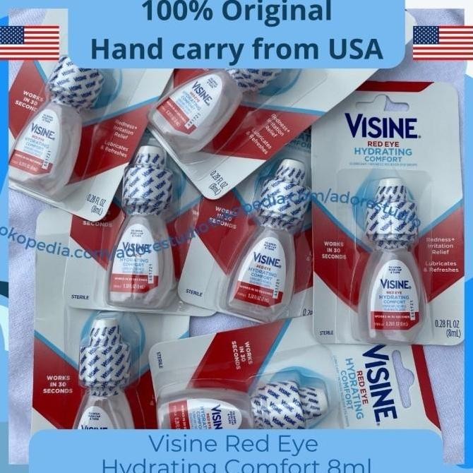 NEW Visine Original USA Tetes Mata 8ml