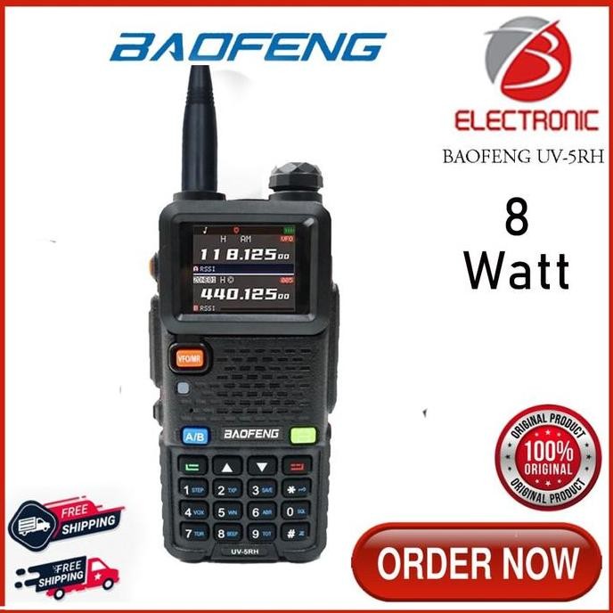Sale Ht Baofeng Baofeng Uv-5Rh 8 Wat / Ht Dual Band Baofeng Terbaru