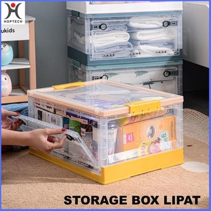

Terlaris Kotak Baju Plastik Kontainer Plastik Box Tempat Baju Lipat Storage Box