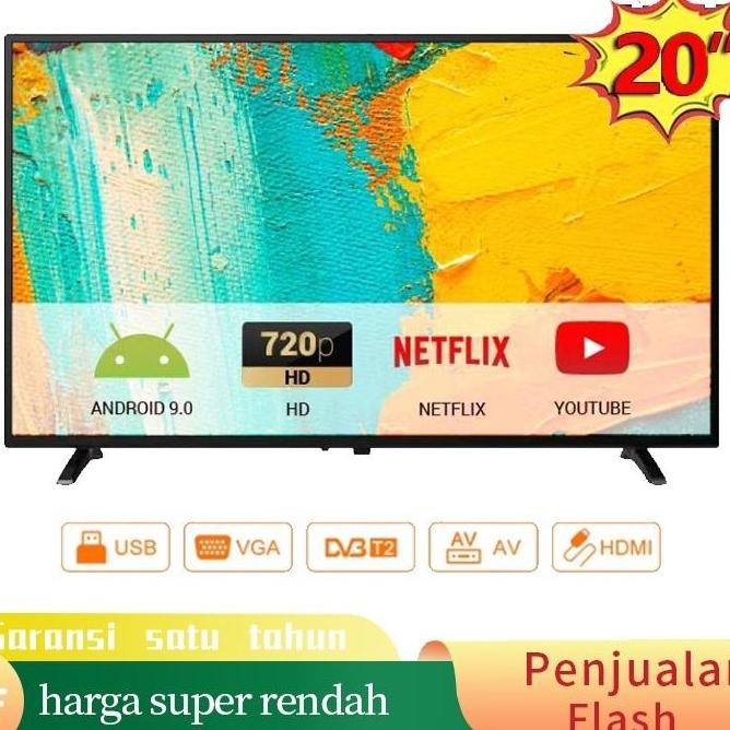 BEBAS ONGKIR - NEW BIG SALE LED TV 20 inch HD Ready Smart TV Televisi Terbaik