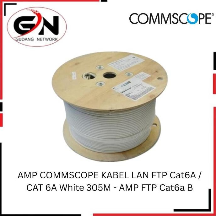 AMP COMMSCOPE KABEL LAN FTP Cat6A / CAT 6A White 305M
