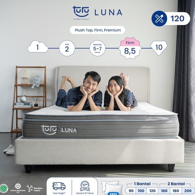 Kasur Busa Premium Turu Luna Plush Top Natural Latex Ukuran 120X200