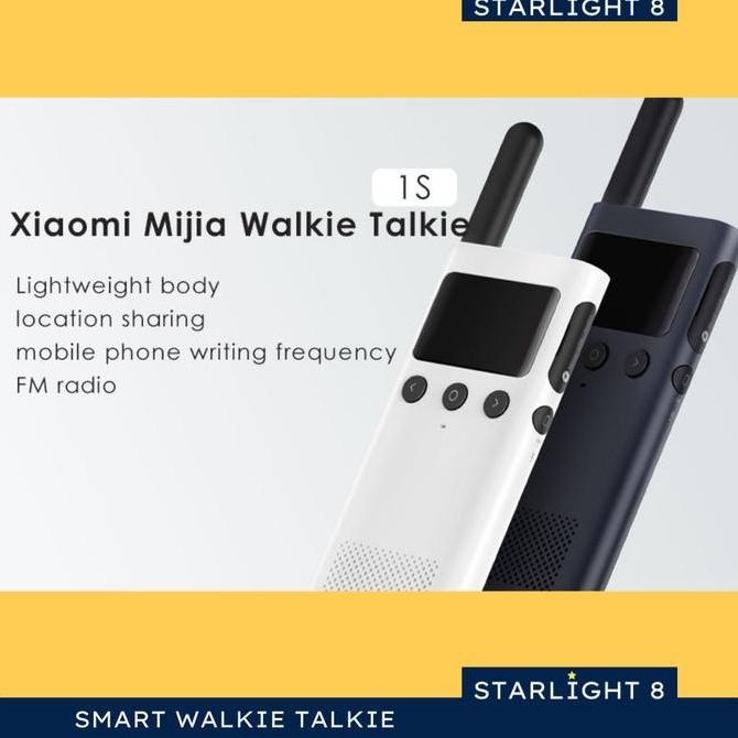 Murah Ht Walkie Talkie Slim Xiaomi Mijia 1S With Fm Radio Bluetooth