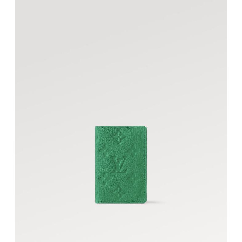 LOUIS VUITTON - Pocket Organizer - Green - Dompet Card Holder Original Product