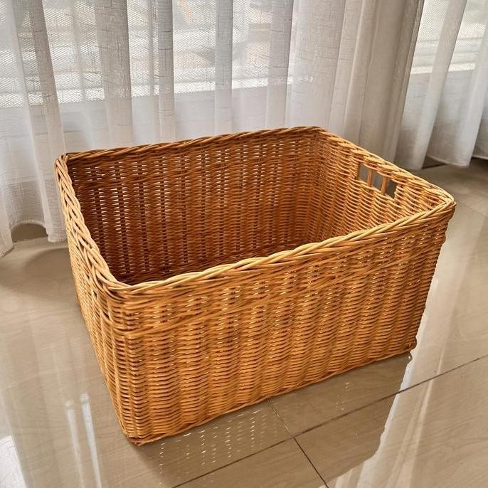 

Terlaris Keranjang Rotan Besar Persegi Tutup