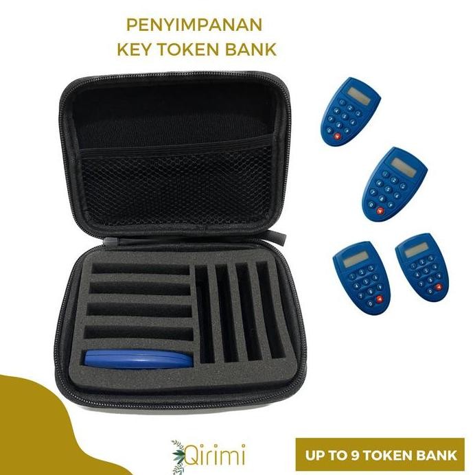 

Terlaris Tas Penyimpanan Key Token Bank Foam Portable Key Bca Mandiri - Size M Isi 9 Token Bank
