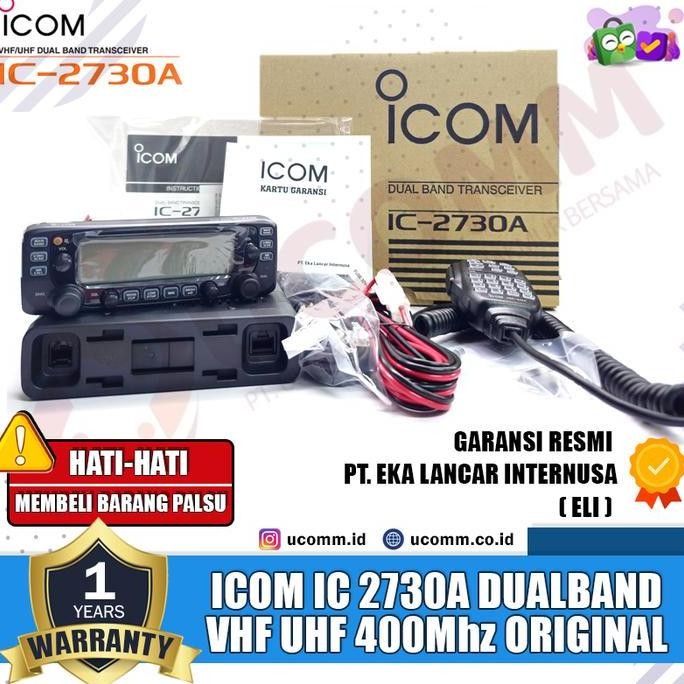Promo Icom Ic 2730A Radio Rig Dualband Icom Rig 2730A Original Garansi Resmi
