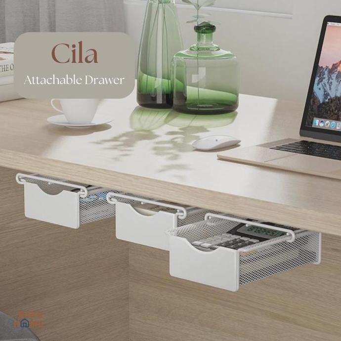 

Terlaris Cila Storage Box Laci Tempel Bawah Meja / Tempat Kotak Penyimpanan Alat Tulis Serbaguna