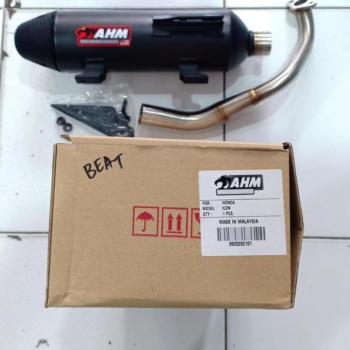 knalpot ahm beat carbu/ knalpot racing ahm beat fi/ knalpot racing ahm