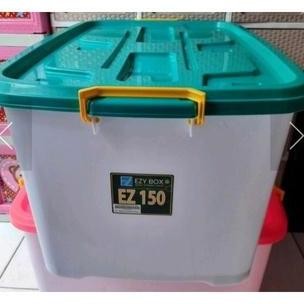 

Terlaris Box Container Besar Ezy Tempat Penyimpanan 82Ltr, 95Ltr, 130Ltr