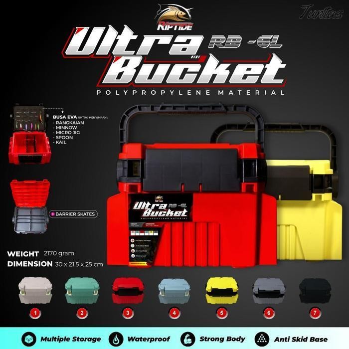 Promo Elito Tackle Box Riptide Tackle Box Rb-6L 6L Box Pancing Elito Riptide