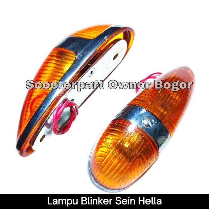 Lampu Mika Sein Blinker Hella Vespa VGLA VGLB Kongo T4 Augsburg Sprint GSVS GSMK