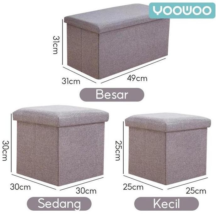 

Terlaris Storage Box Bangku Kursi Penyimpanan Barang Bangku Serbaguna Organizer