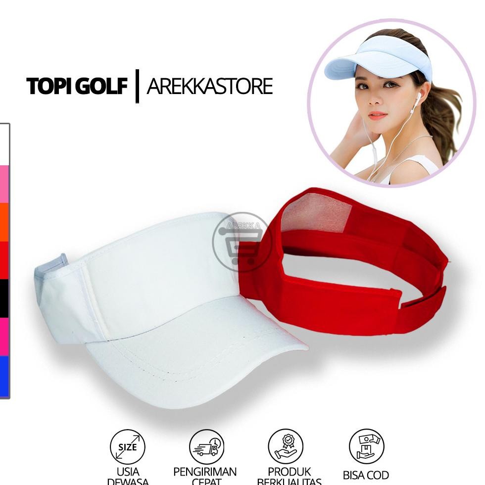 Topi Golf Polos Wanita Bahan Twill Ukuran Dewasa Untuk Senam Olahraga Tennis nUg nUg